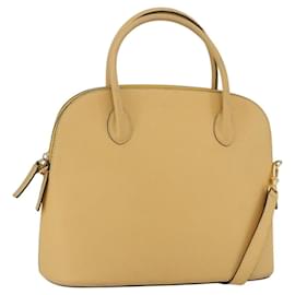Céline Borsa a mano CELINE in pelle 2 in 1 oro giallo Auth 156864