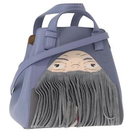 LOEWE Markl Hammock Nugget Loewe x Studio Ghibli 2way Blu Oro Auth BA9010SM