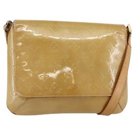 LOUIS VUITTON Borsa Thompson Street Monogram Vernis Grigia M91008 LV Auth th6397