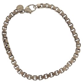 Autre Marque Pulseira veneziana TIFFANY&Co. em prata Ag925 Auth SW1653