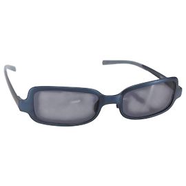Occhiali da sole PRADA in plastica Navy SPR65A Auth SW1735