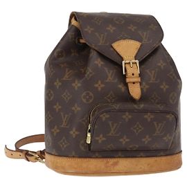 LOUIS VUITTON Zaino Monogram Montsouris MM M51136 LV Auth 155133