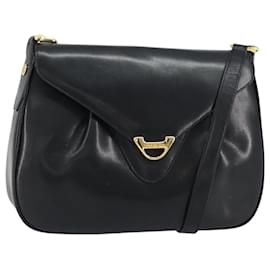 Borsa a Spalla GIVENCHY in Pelle Nera e Oro Auth bs31564 - Givenchy