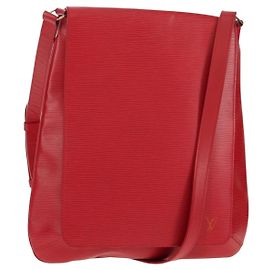LOUIS VUITTON Borsa a Spalla Musette Epi SPO Rossa LV Auth 152281V