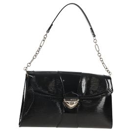 LOUIS VUITTON Bolso de Hombro Jena Epi Negro Eléctrico M4027N Auth 155622V