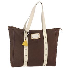 LOUIS VUITTON LV Cup Cabas MM Antigua Borsa Tote Marrone M80663 LV Auth BA7449