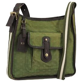 LOUIS VUITTON Monogram Mini Besace Mary Kate Borsa TST Khaki M92322 LV Auth BA8348