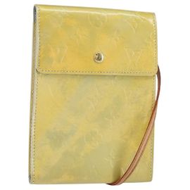 LOUIS VUITTON Borsa a spalla Kenmare Monogram Vernis Grigio M91060 LV Auth ka022