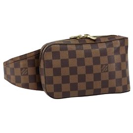 LOUIS VUITTON Borsa a Spalla Geronimos Damier Ebene N51994 LV Auth 149566