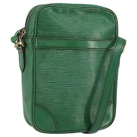 LOUIS VUITTON Borsa a Spalla Epi Danube Verde M45634 LV Auth BA7919