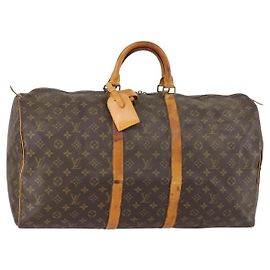 LOUIS VUITTON Borsa Boston Monogram Keepall 55 M41424 LV Auth 151137