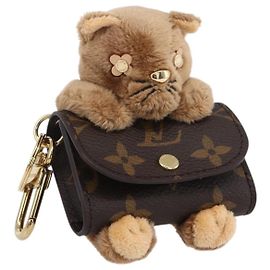 LOUIS VUITTON Portachiavi Monogram LV Carino M01561 LV Auth 154029SM