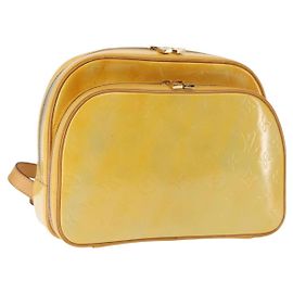 Zaino Marley Monogram Vernis Grigio M91038 LV Auth 147135 di LOUIS VUITTON