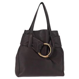 Cartier Borsa Tote Trinity in pelle marrone e oro Auth 145998