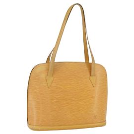 LOUIS VUITTON Borsa a Spalla Epi Lussac Gialla M52289 LV Auth 156993