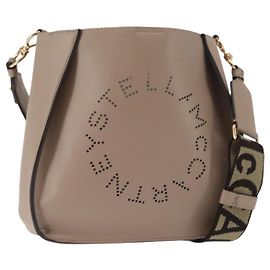 Autre Marque Bolsa de ombro Stella McCartney em poliéster bege Auth BA6902