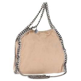Autre Marque Stella McCartney Chain Fabera Schultertasche aus Wildleder in Rosa Auth BA6451