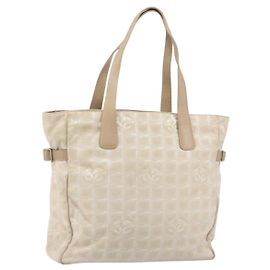 CHANEL Nuova Borsa Tote da Viaggio in Nylon Rosa CC Auth bs31675