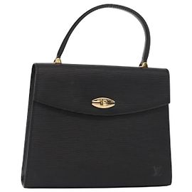LOUIS VUITTON Borsa a Mano Epi Malesherbes Nera M52372 LV Auth 156528