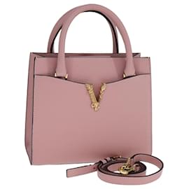 VERSACE Handtasche aus Leder 2 in 1 rosa Auth 108430 - Versace