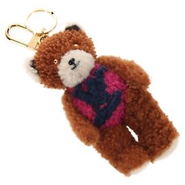 LOUIS VUITTON Llavero LV Teddy Bear Llavero de Mohair M69854 Auth 154944SAM