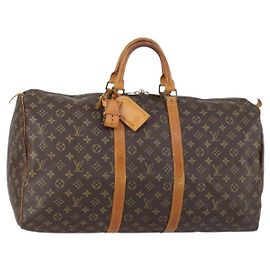 LOUIS VUITTON Borsa Boston Monogram Keepall 55 M41424 Auth LV ar13834