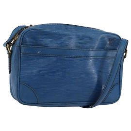 LOUIS VUITTON Bolso de Hombro Epi Trocadero 23 Azul M52305 Auth LV ka468