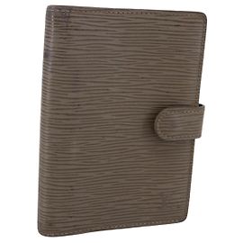 LOUIS VUITTON Epi Agenda PM Day Planner Cover Lilac R2005B LV Auth 150784