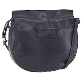 BALLY Sac à épaule en cuir violet doré Auth bs31439 - Bally