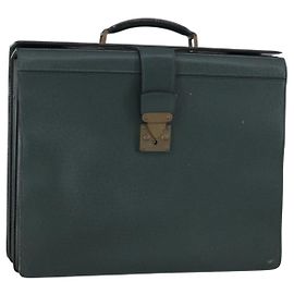 LOUIS VUITTON Taiga Pilot Case Ural Borsa da Lavoro Épicea M30024 LV Auth bs31099