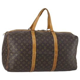 LOUIS VUITTON Bolsa Boston Monogram Sac Spool 55 Vintage M41622 LV Auth 142624