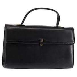 GIVENCHY Handtasche aus schwarzem Leder mit goldenen Akzenten Auth BA6452 - Givenchy