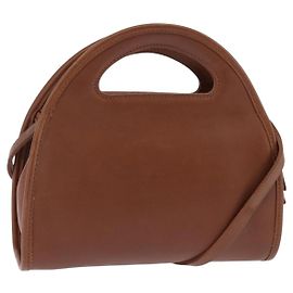 Coach Borsa a mano in pelle 2 in 1 marrone Auth am9143