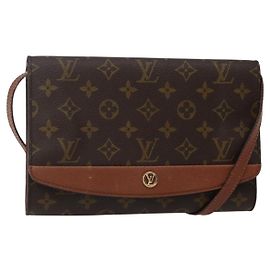 LOUIS VUITTON Borsa a Spalla Monogram Bordeaux 24 M51798 LV Auth 144113