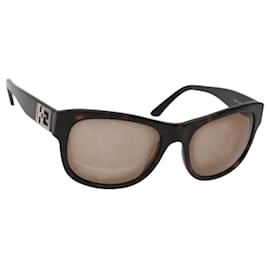 Óculos de sol FENDI de plástico marrom Auth am9120 - Fendi
