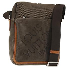 LOUIS VUITTON Borsa Sitadan NM Damier Geant Marrone Coda M93224 LV Auth gh782