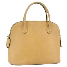 Céline Borsa a Mano CELINE in Pelle 2 in 1 Oro Giallo Auth bs29816