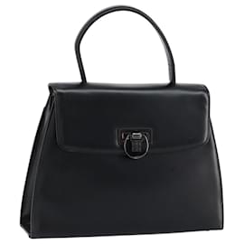 Borsa a Mano GIVENCHY in Pelle Nera e Oro Auth 149668 - Givenchy