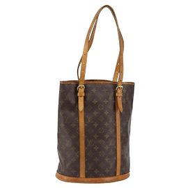 LOUIS VUITTON Monogram Bucket GM Schultertasche M42236 LV Auth bs30623