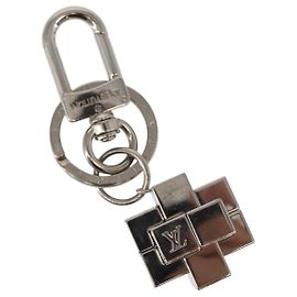 Llave LOUIS VUITTON Llave de metal dorado Plateado M67218 Auth 151292