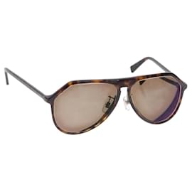 Dolce & Gabbana Gafas de sol DOLCE&GABBANA de plástico marrón Auth BA8496
