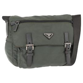 Borsa a Spalla PRADA in Nylon Khaki Auth ki6015