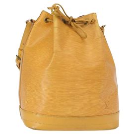 LOUIS VUITTON Borsa a Spalla Epi Noe Tassili Gialla M44009 LV Auth BA8335