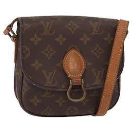 LOUIS VUITTON Bolsa de Ombro Monogram Saint Cloud PM M51244 LV Auth BA8274