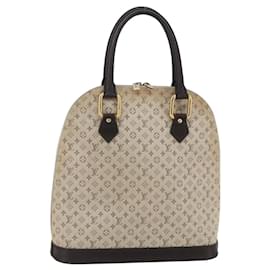 LOUIS VUITTON Mini Alma Alto Borsa a Mano Monogramma Khaki M92203 LV Auth 153516