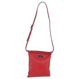 GUCCI Schultertasche aus rotem Leder 039 0999 1669 Auth bs30931
