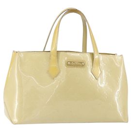 LOUIS VUITTON Borsa a Mano Monogram Vernis Wilshire PM Broncorail M91452 Auth BA7648
