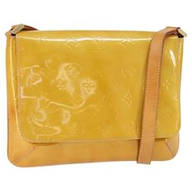LOUIS VUITTON Borsa Thompson Street Monogram Vernis Beige M91301 LV Auth 149162