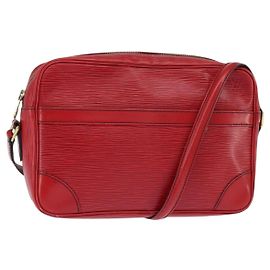 LOUIS VUITTON Borsa a Spalla Epi Trocadero 27 Rossa M52317 LV Auth BA7216