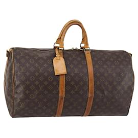 LOUIS VUITTON Monogram Keepall Bandouliere 55 Borsa Boston M41414 LV Auth 142469